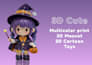 create 3d cute character modeling games, animation, mascot, rendering printing